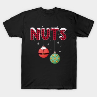 Chest Nuts Christmas Matching Couple Chestnuts T-Shirt